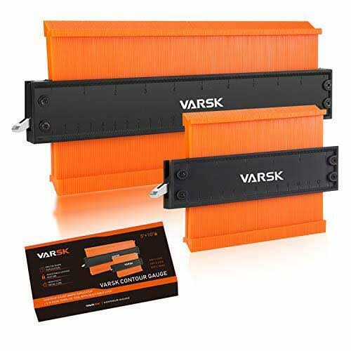 Contour Gauge with Lock Varsk 2 Pack Widen Shape Duplicator Profile Tool 5\&10\