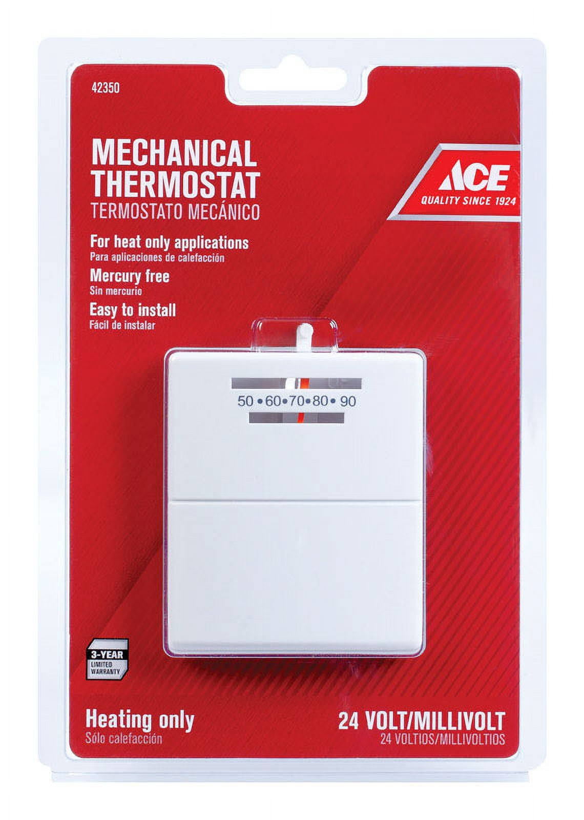 Ace Heating Lever Mechanical Thermostat