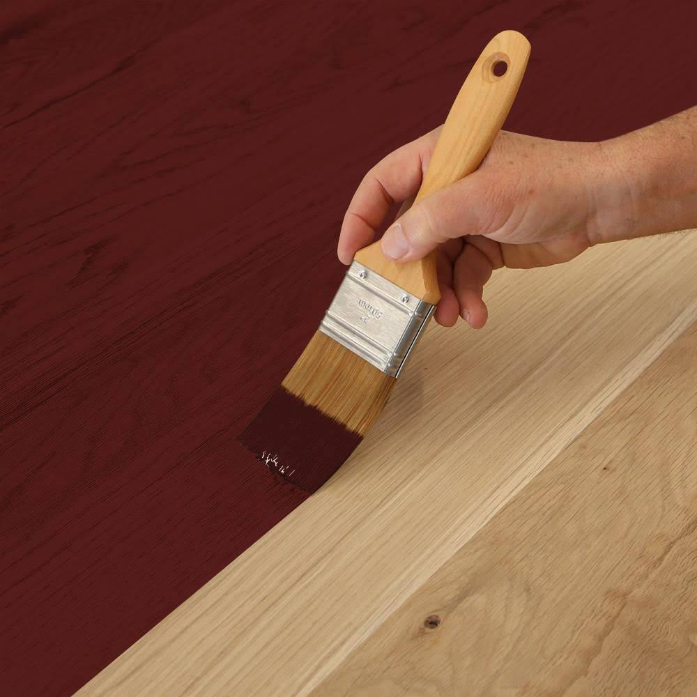 BEHR 1 qt. #TIS-354 Bombay Mahogany Gloss Semi-Transparent Water-Based Interior Stain and Poly in One