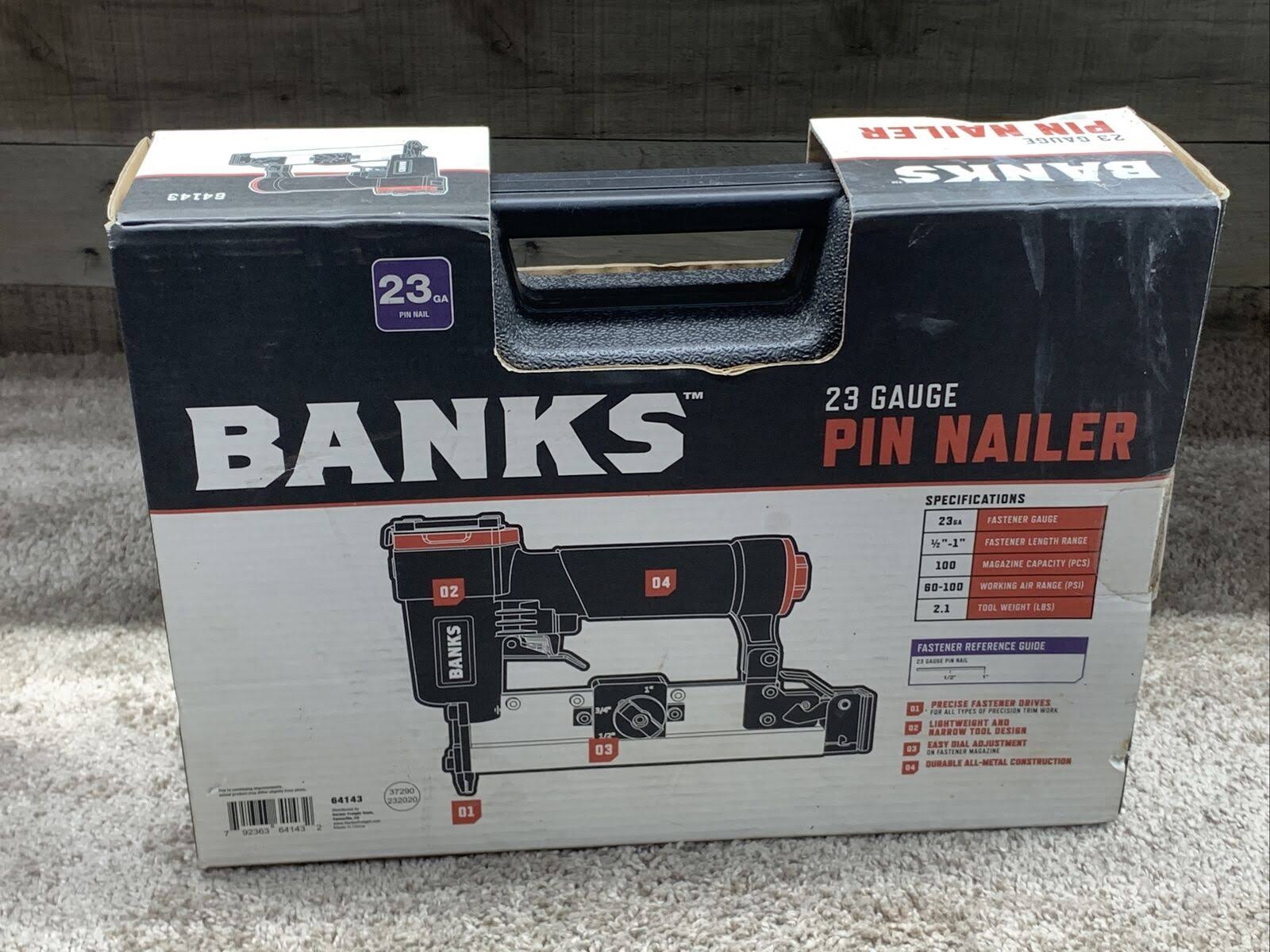 Banks 23 Gauge Pin Nailer