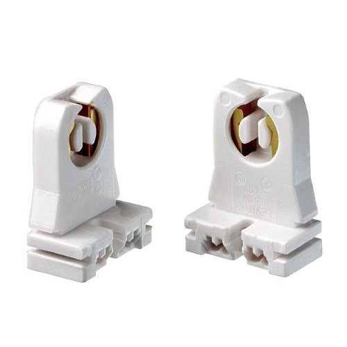 Leviton 13351 Medium Base, Bi-Pin, Linear Fluorescent Lampholder