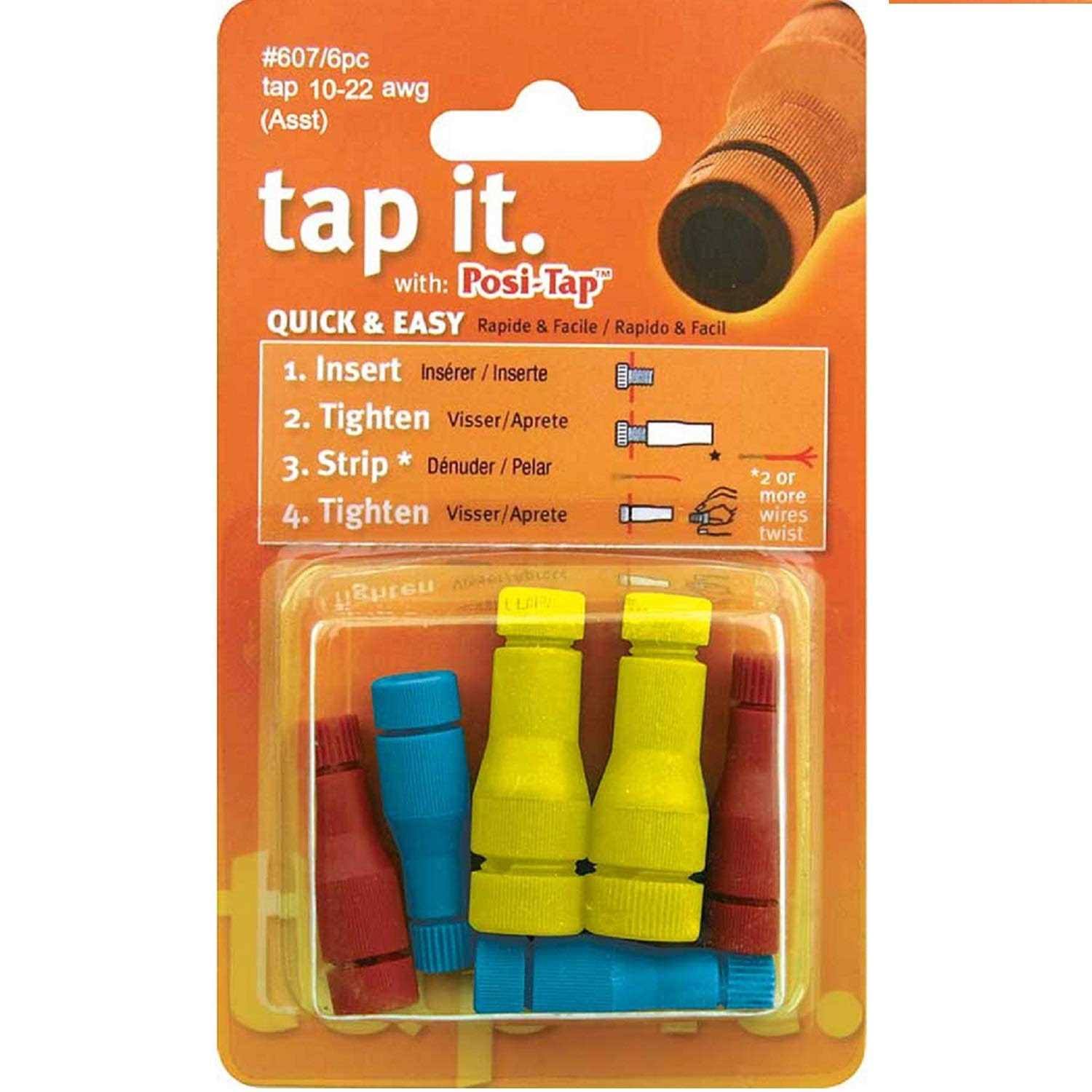 Lockitt Posi-Tap Assortment Pack Wire Connectors 10-22 AWG