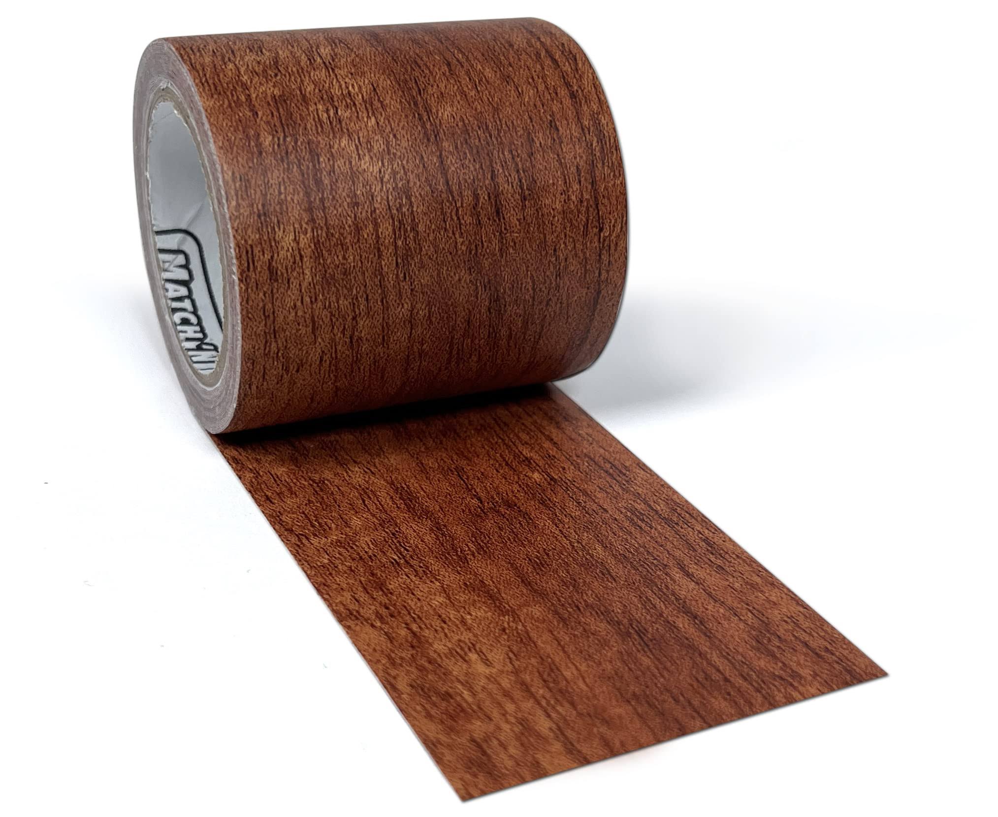 Match N Patch Mahogany Wood Repair Tape, Brown