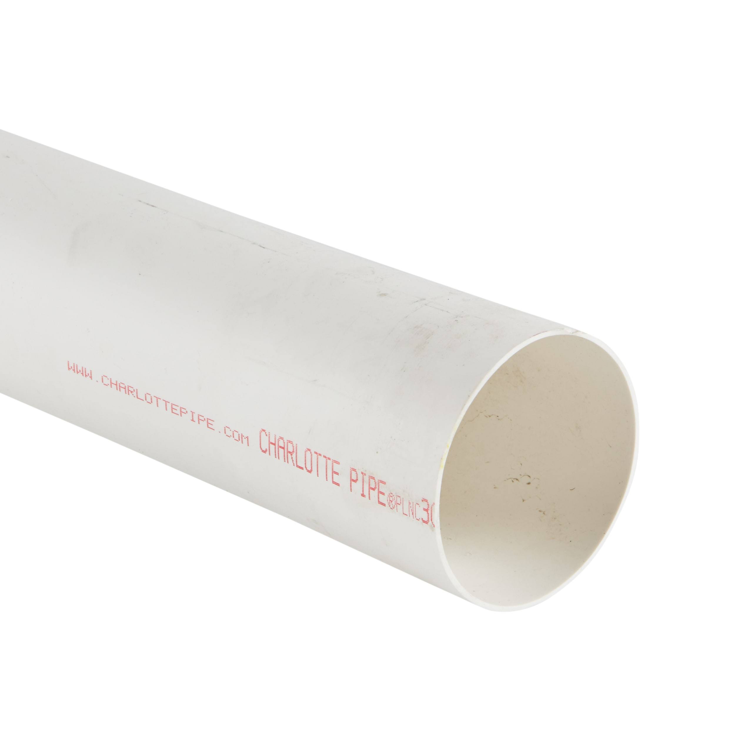 4-in x 10-ft Sewer Drain PVC Pipe