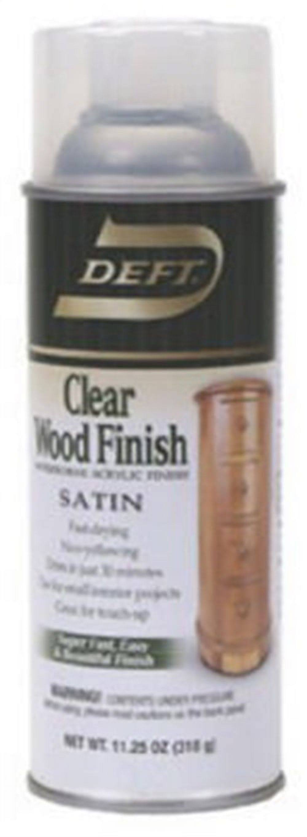 Deft Satin Clear Wood Finish Lacquer Spray