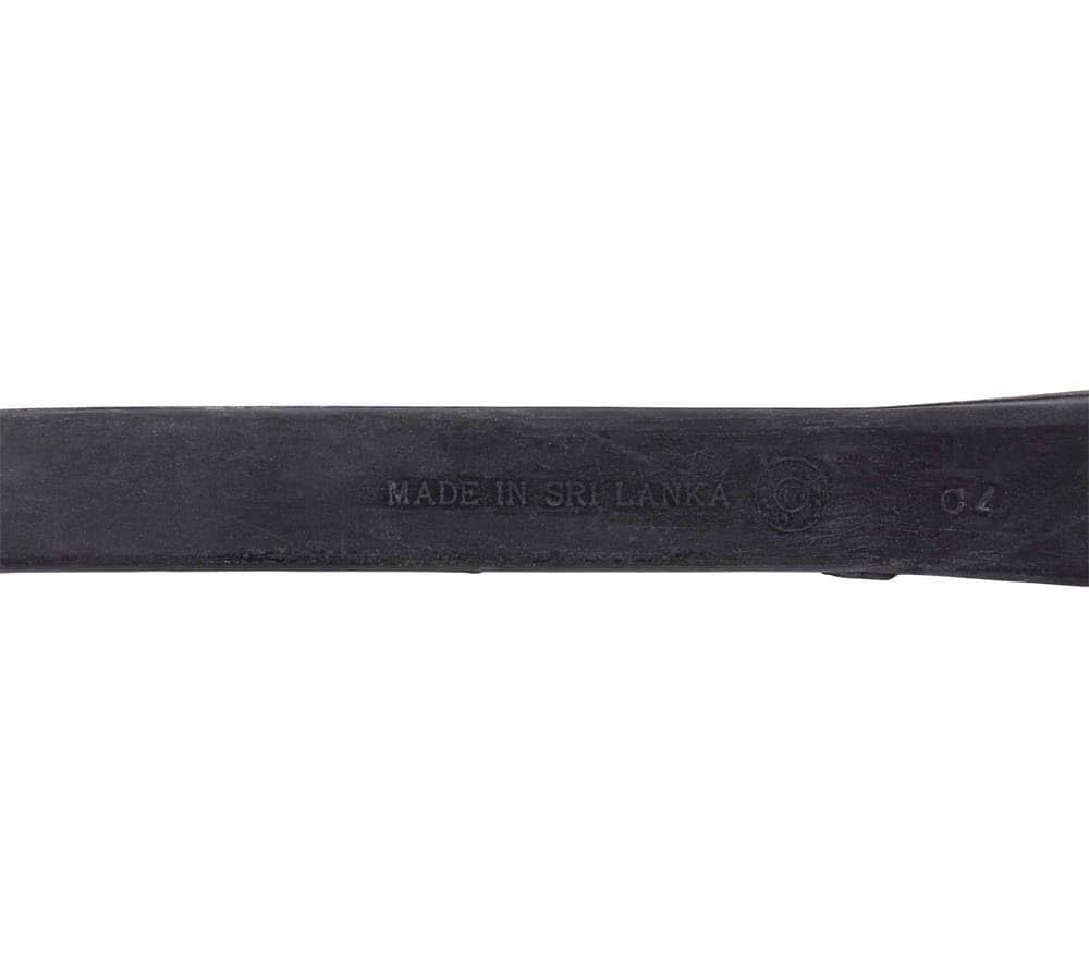 Mytee Products 31 inch Natural Rubber Tarp Bungee Straps Crimped Hooks-50 Pack, Black