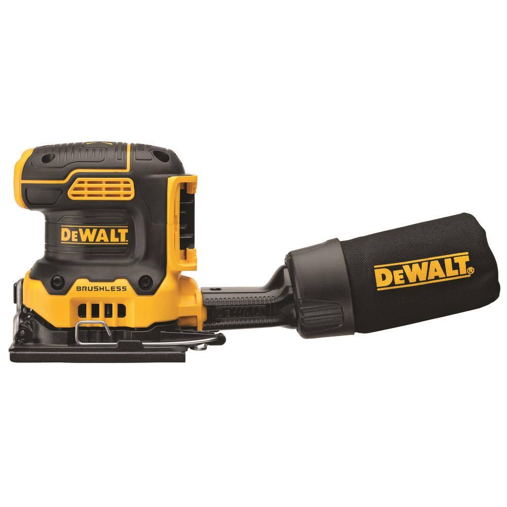 DeWalt DCW200B- 20V MAX* XR Brushless Cordless 1/4 Sheet Variable Speed Sander (Tool Only)