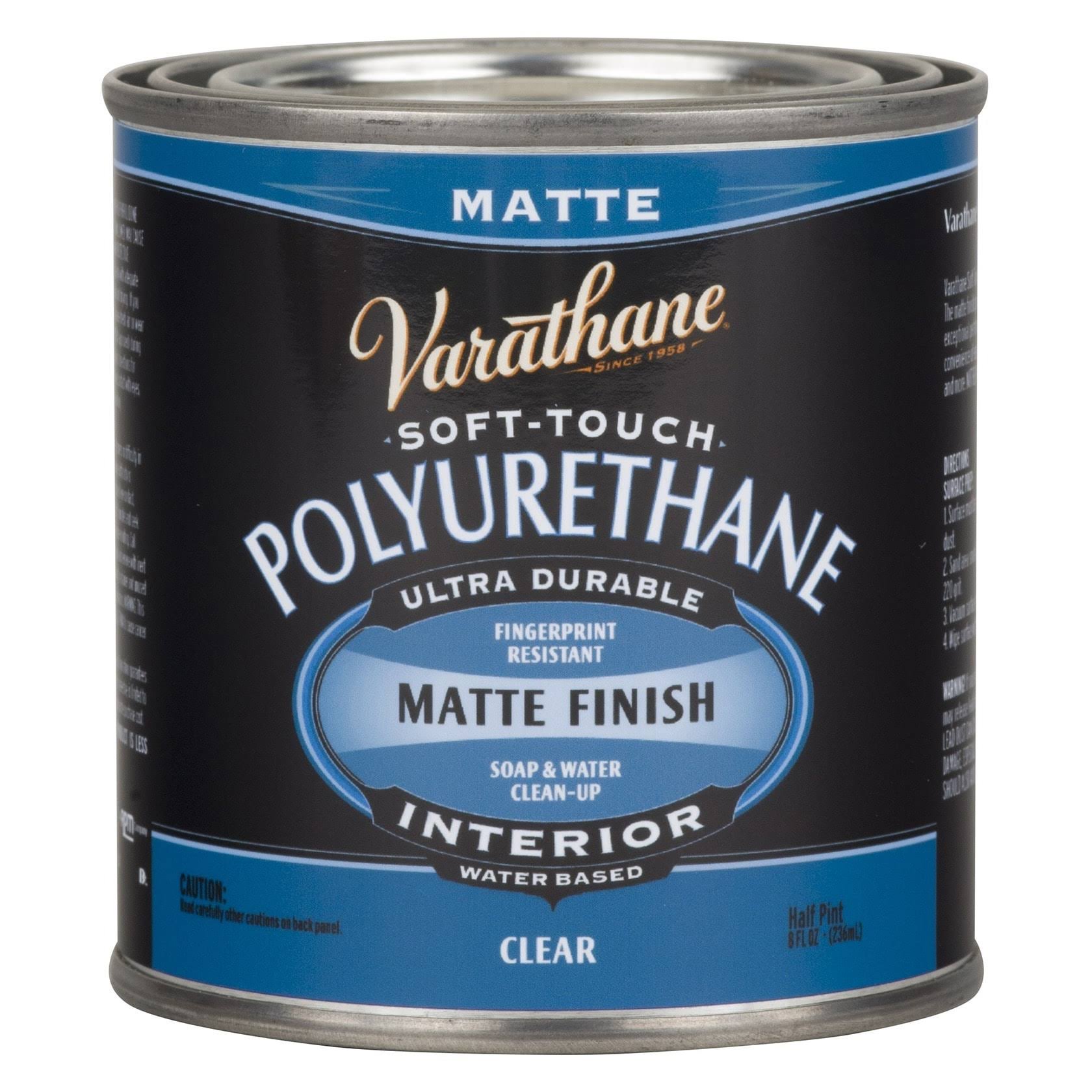 Varathane 262075 Half Pint Clear Matte Finish Soft Touch Polyurethane