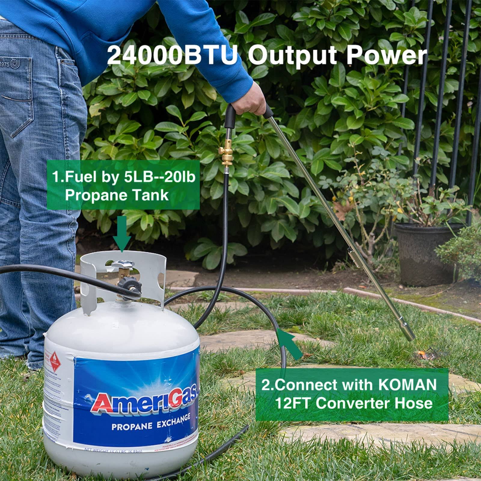 Koman Weed Torch Propane Burner,35