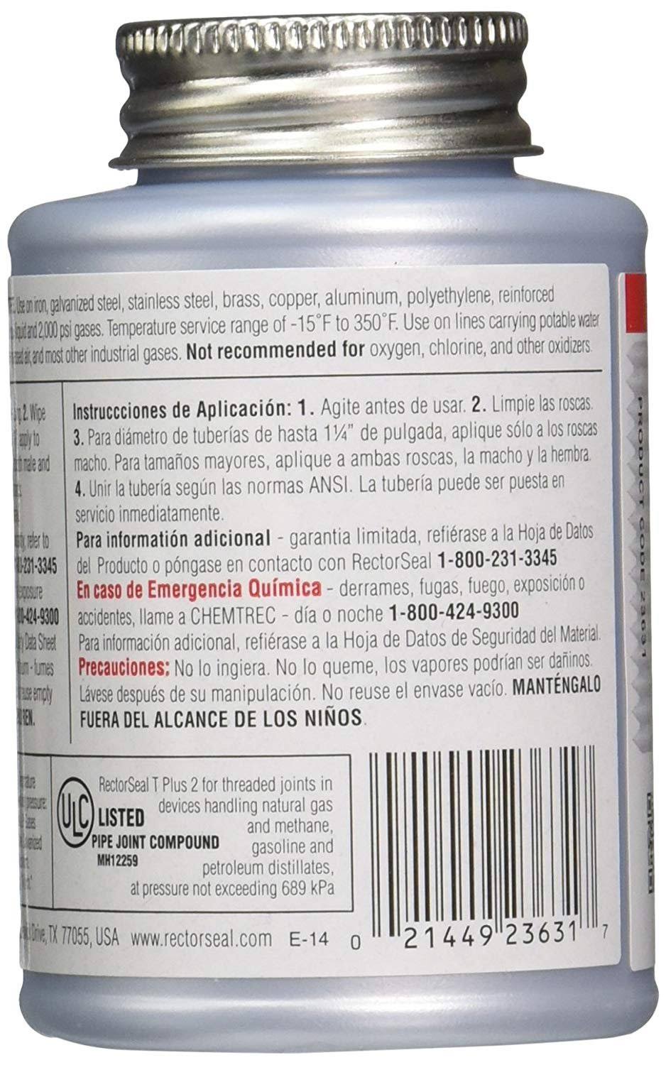 NSF 86285 T Plus 2 Teflon Enriched Thread Sealant