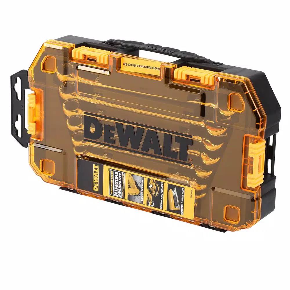 Dewalt Wrench Set, Metric Combination, 8 Pieces