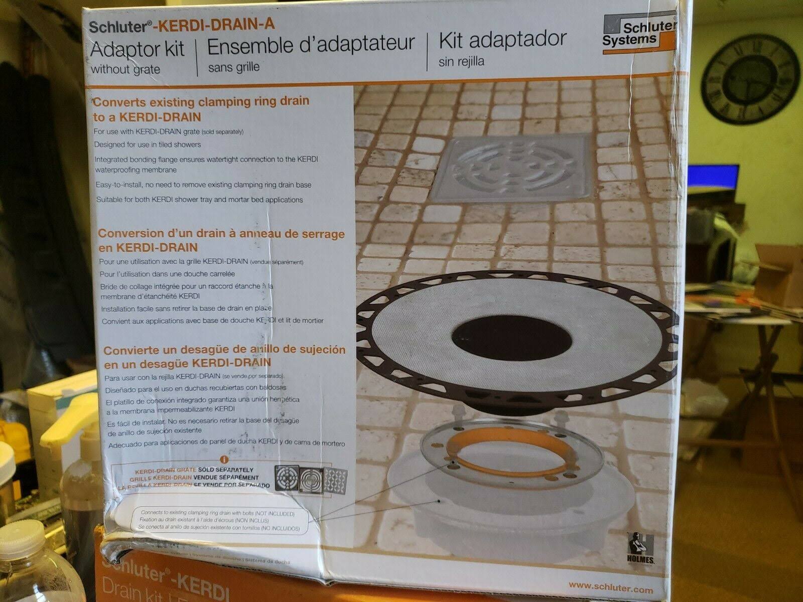 Schluter Kerdi-Drain 5-1/4 in. ABS Adaptor Kit