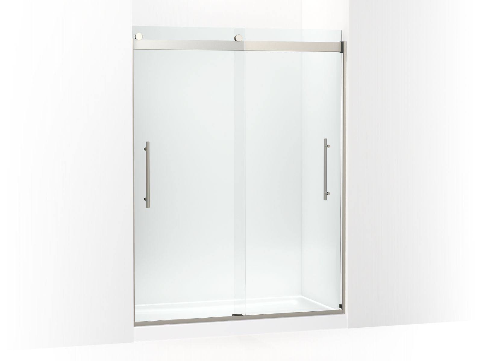 Kohler K-702423-L Levity Plus Frameless Sliding Shower Door, 77-9/16