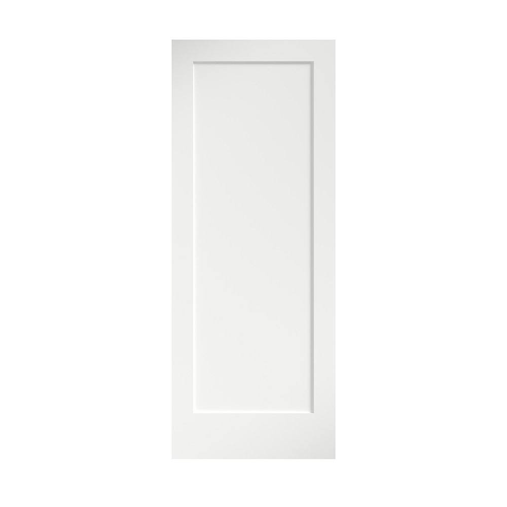 1-Panel Shaker Style Primed Wood Door EightDoors Size: 32