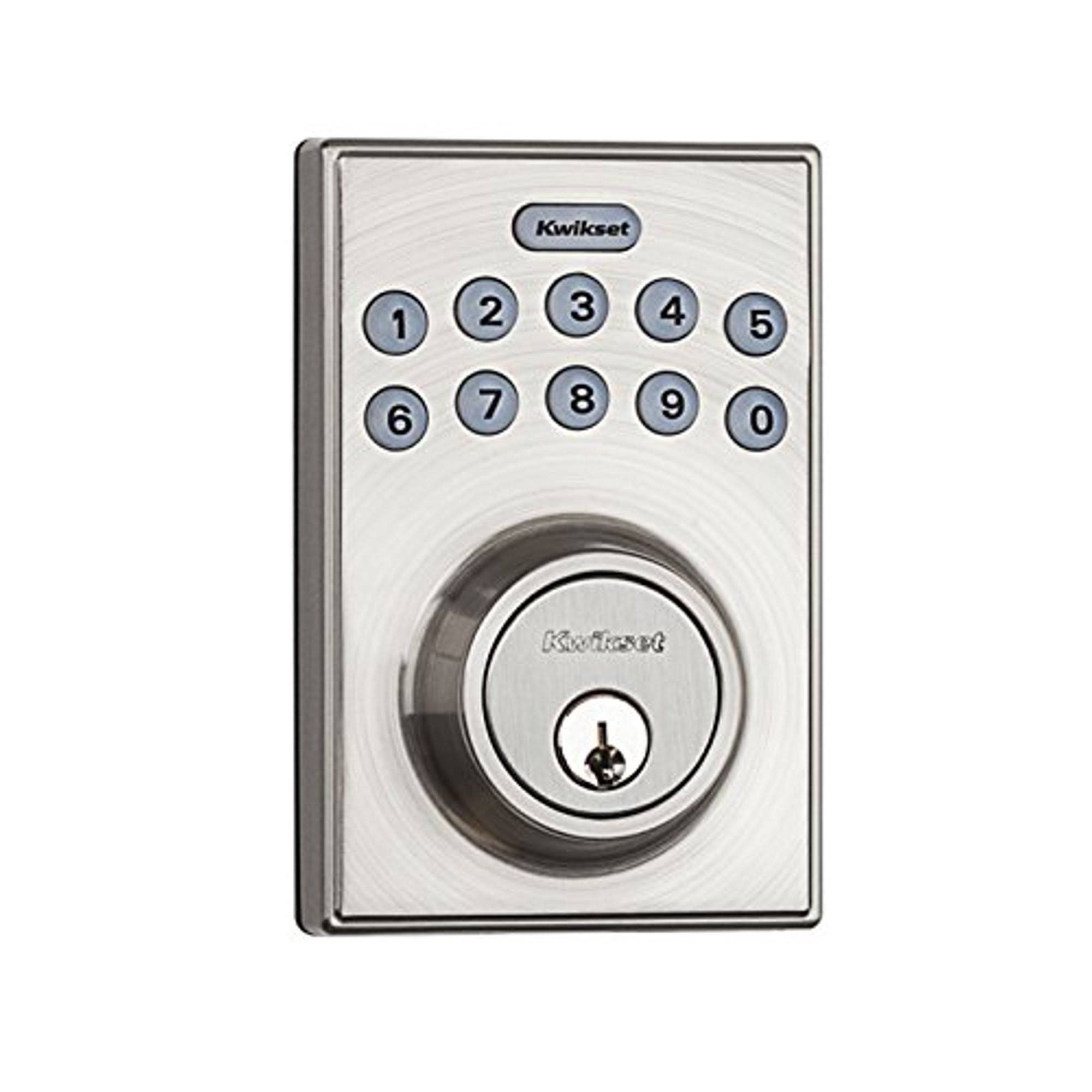 Kwikset 92640-001 Contemporary Electronic Keypad Single Cylinder Deadbolt