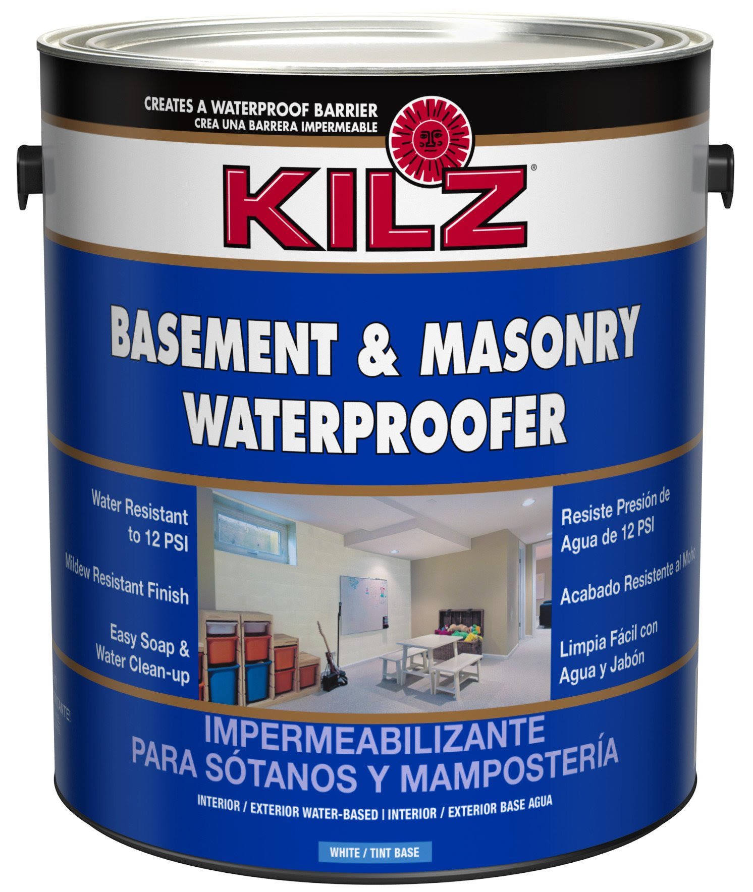 Kilz Basement and Masonry Waterproofing Paint Interior/Exterior White 1 Gallon