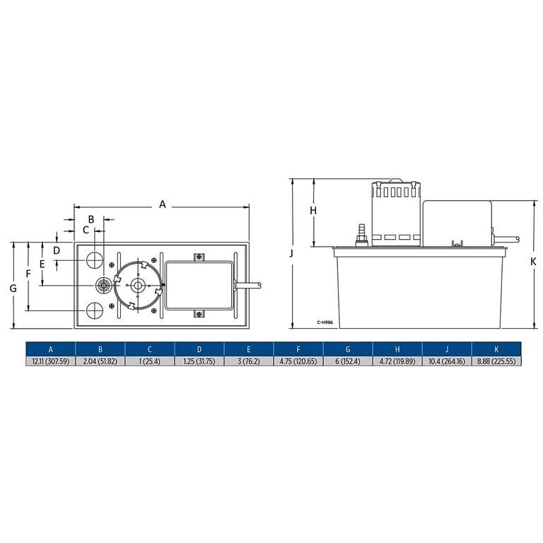 Little Giant 553201 VCL-24ULS Condensate Removal Pump