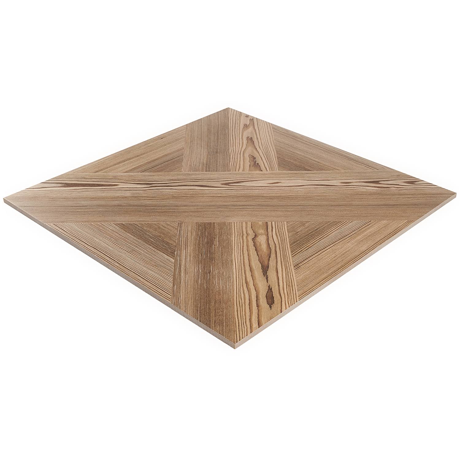 Evergreen Decor Caramel 24 in. x 24 in. Matte Porcelain Floor and Wall Tile 3 Pieces 11.62 Sq. ft./ Case Size Box