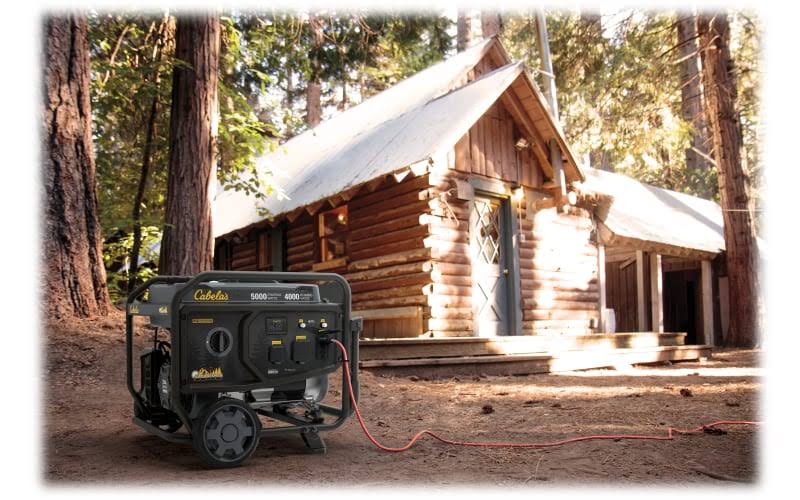 Cabela's Outdoorsman Series 5,000W/4,000W RV-Ready Portable Generator with Wheel Kit