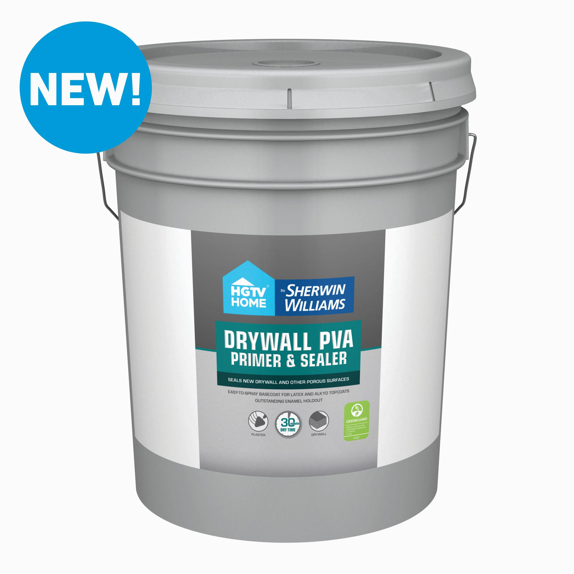HGTV Home by Sherwin-Williams Drywall PVA Primer- 5 Gal