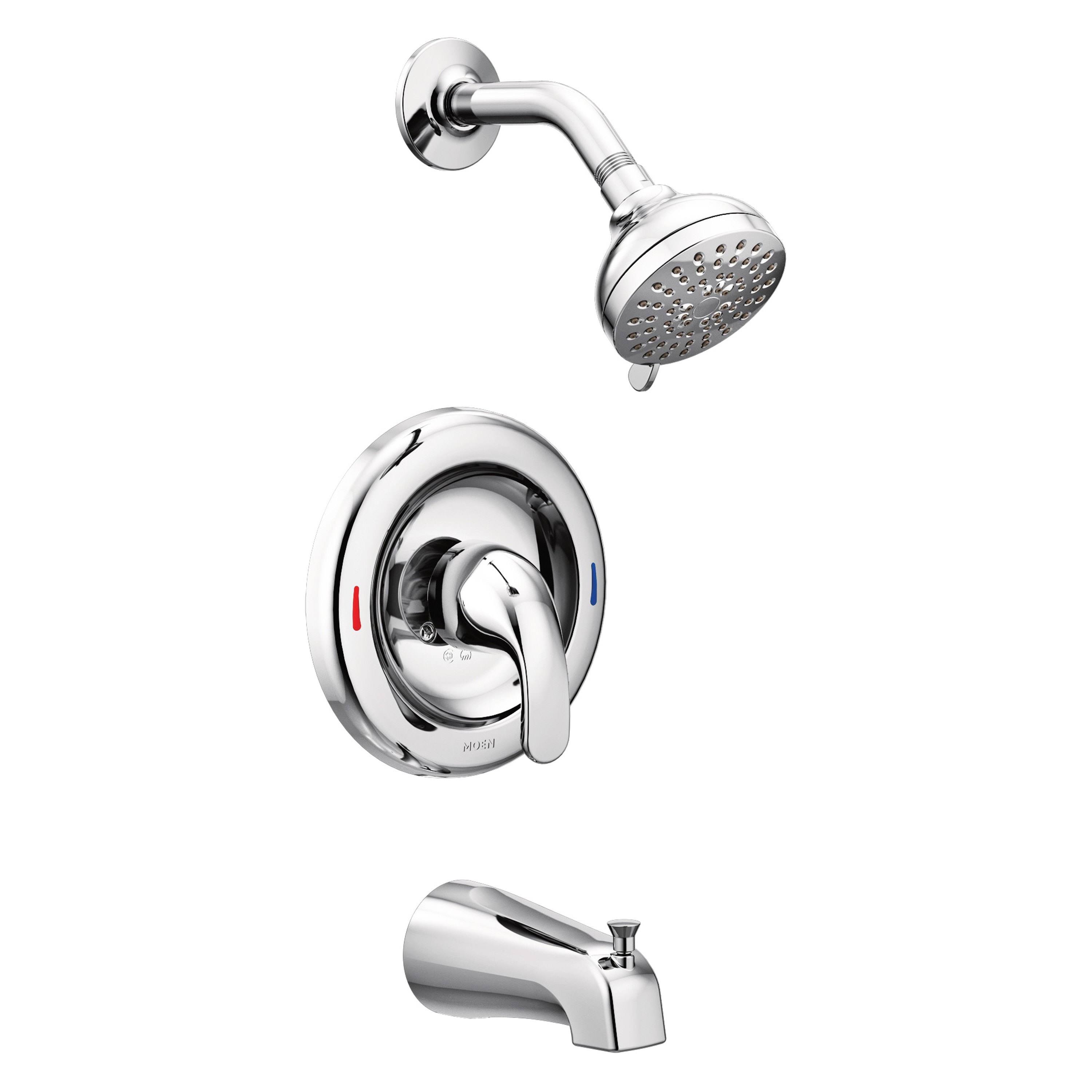 Moen Adler 1-Handle Chrome Tub and Shower Faucet