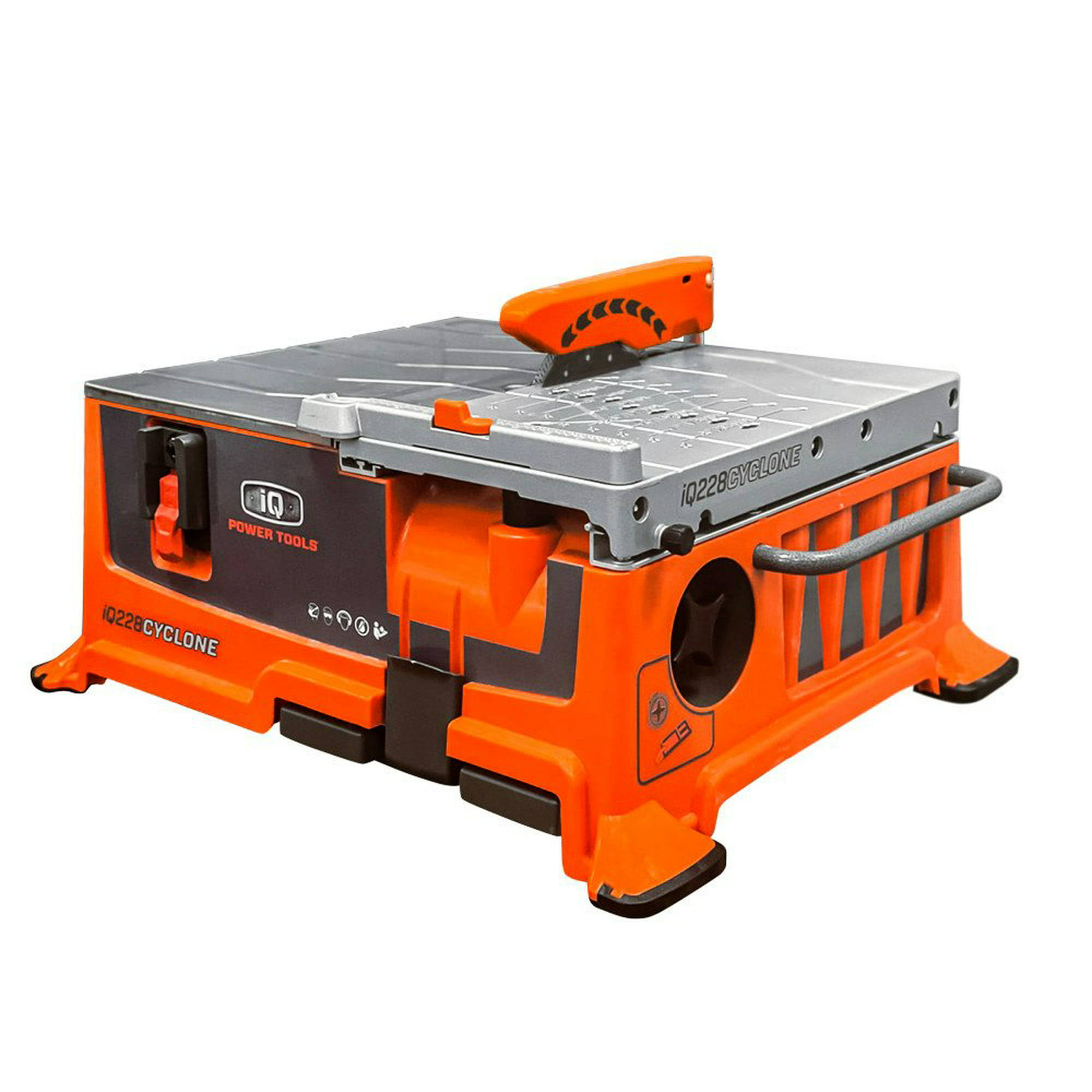 IQ Power Tools iQ228CYCLONE 7in. Dry Cut Bench/Tabletop Tile Saw with Integrated Dust Control and New Tru-Cut System