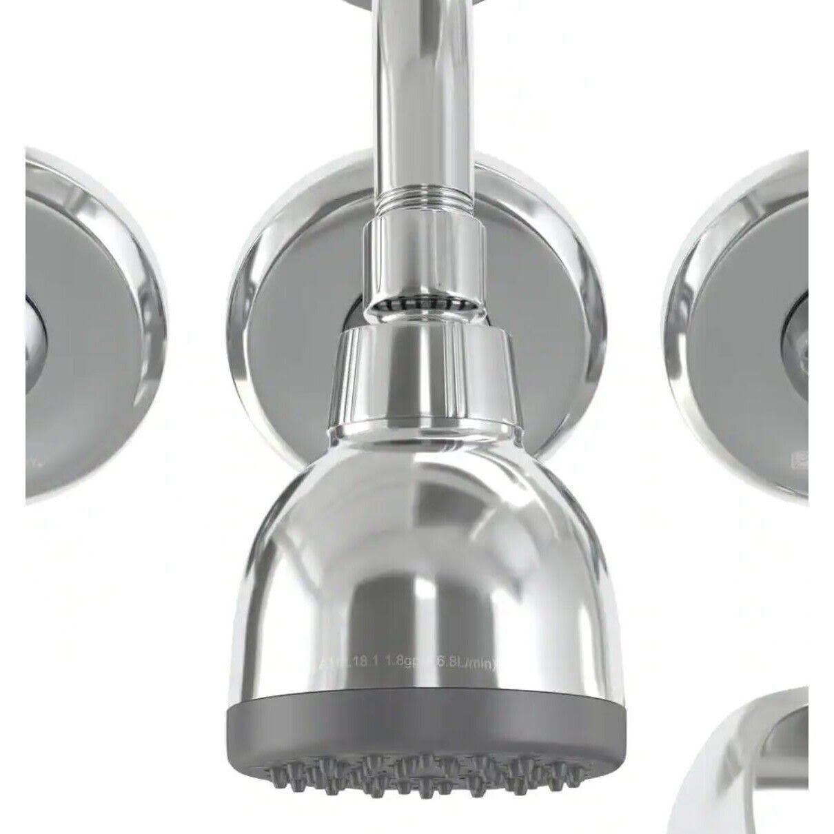 Glacier Bay Aragon 3-Handle 1-Spray Tub and Shower Faucet in Chrome