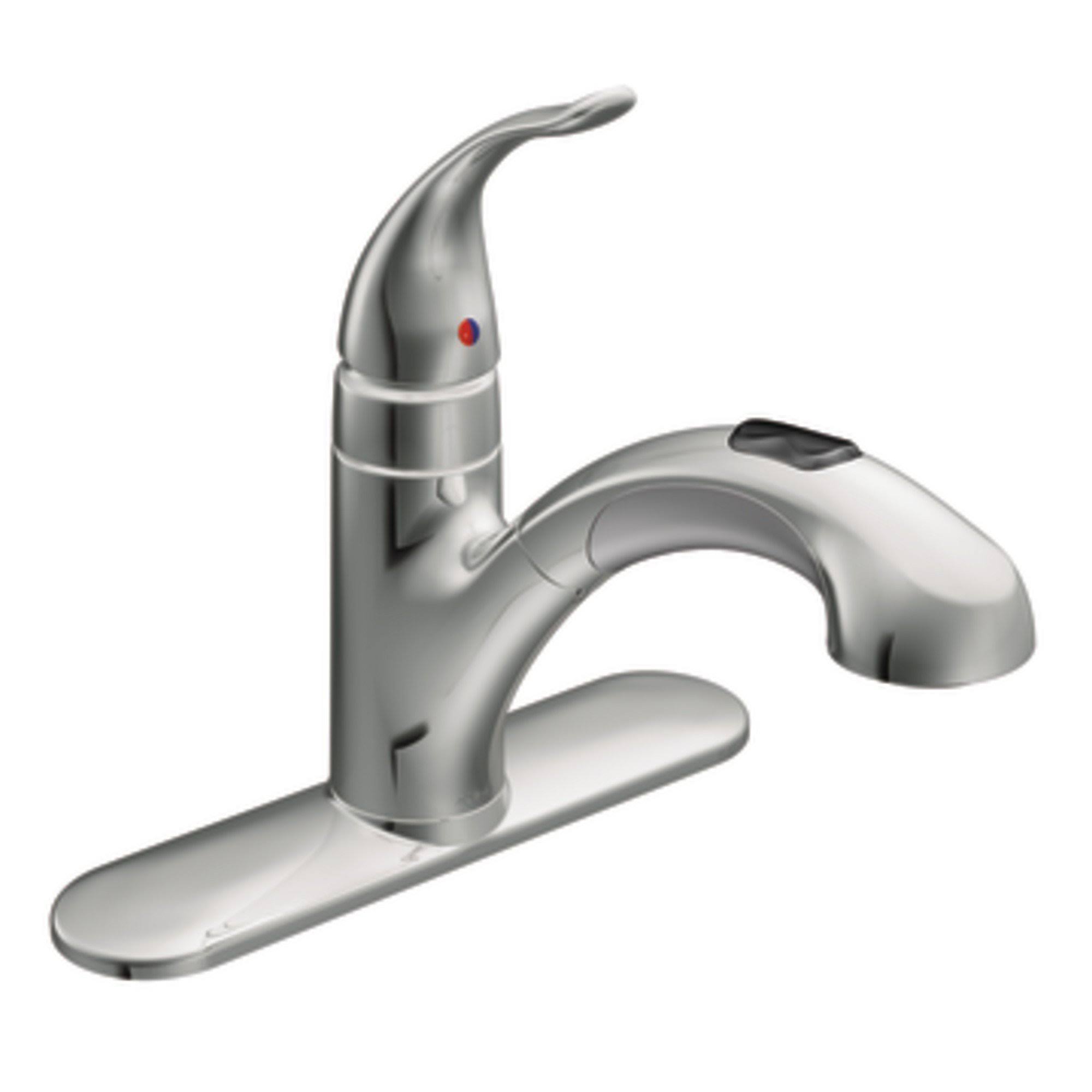 Moen 67315C Integra Chrome One-Handle Pullout Kitchen Faucet
