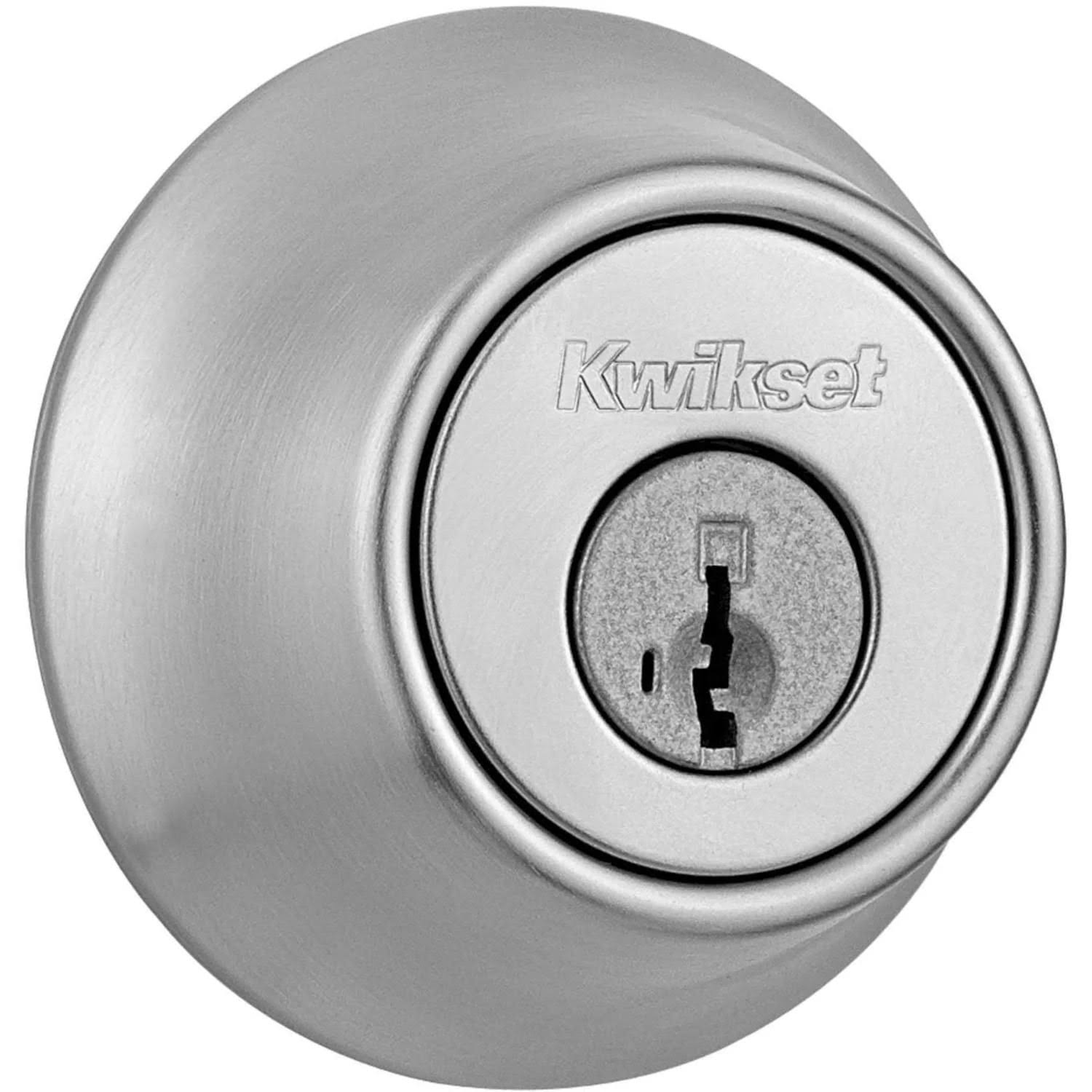 Kwikset 665 Satin Chrome Double Cylinder Deadbolt Featuring SmartKey Security