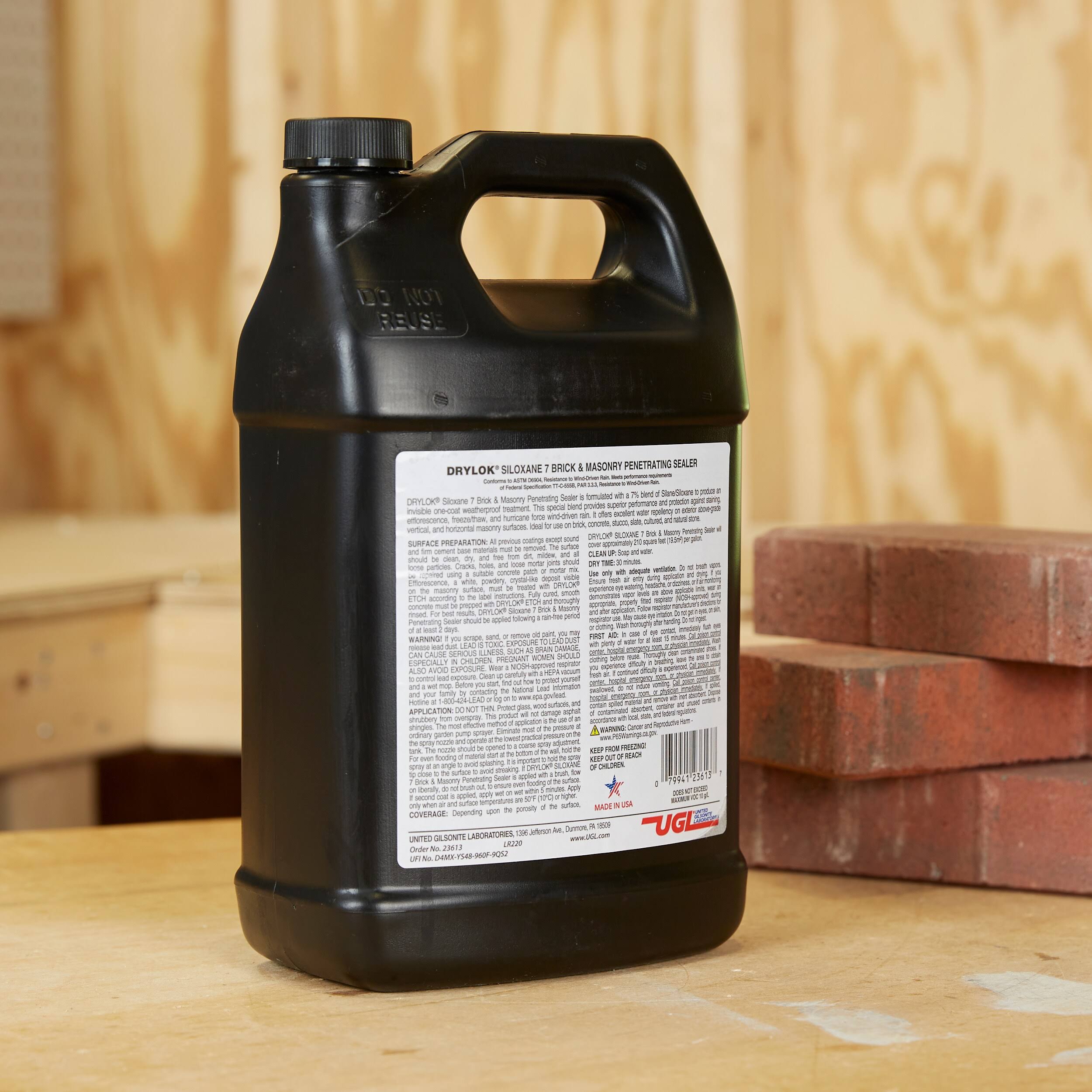 Drylok 23613 Penetrating Sealer, Clear, 1 Gallon