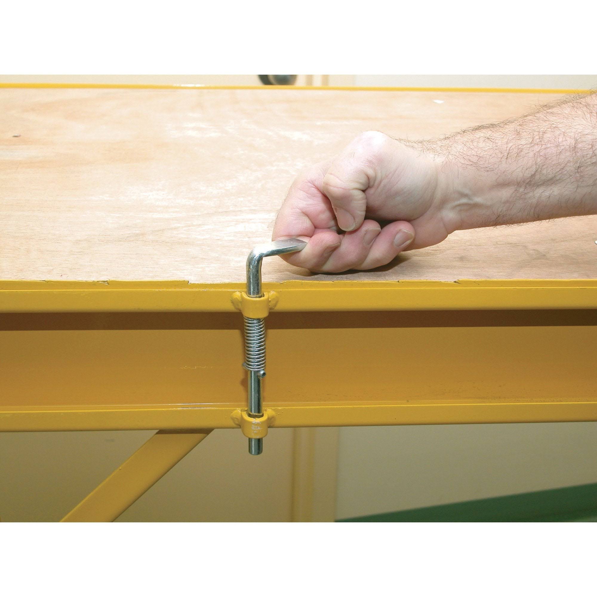 6 Foot Multi Purpose Rolling Scaffolding with Hatch, 1000-lb Capacity