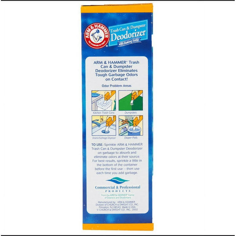 Arm & Hammer 84116 42.6 oz Trash and Dumpster Deodorizer Can (2 Pack)
