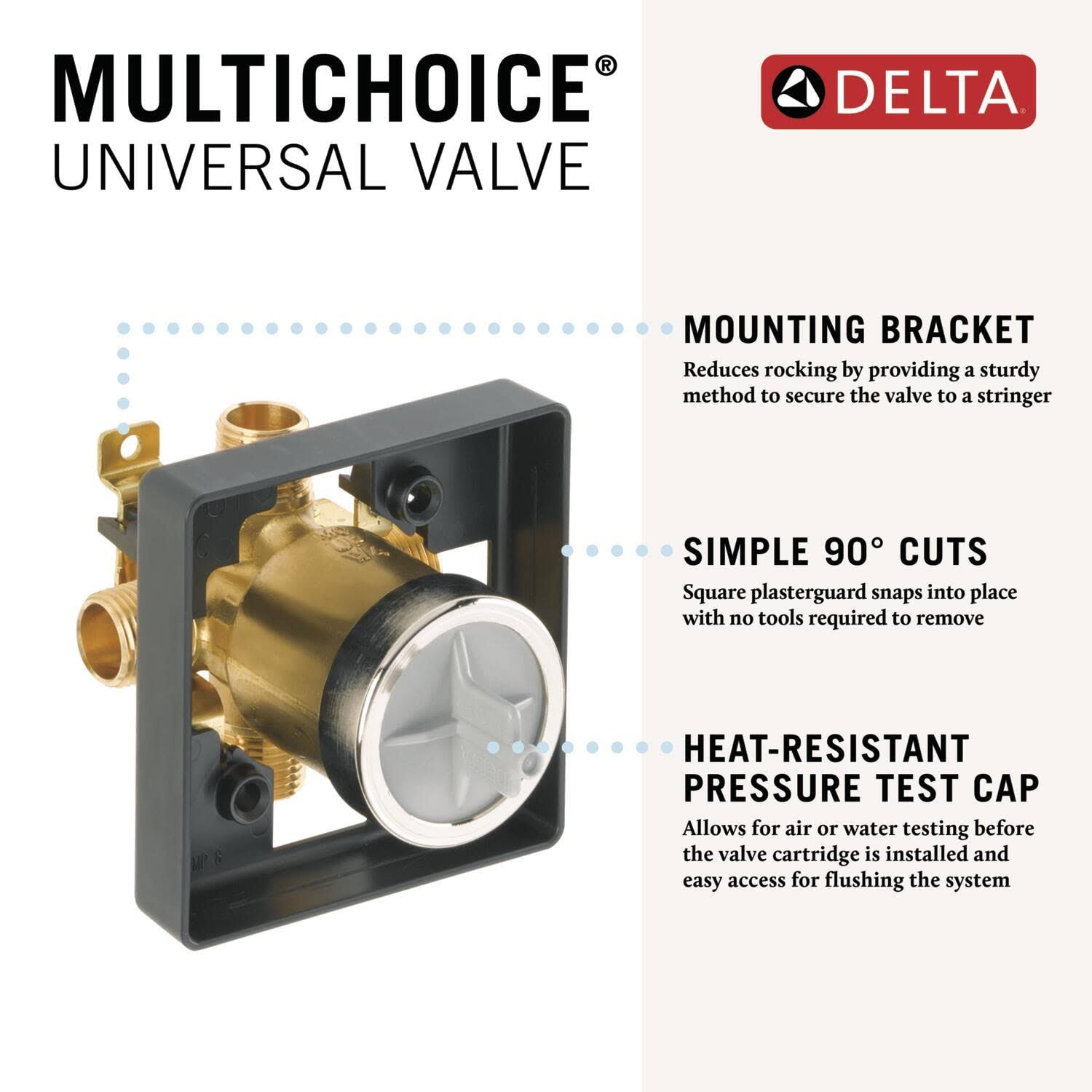 Delta R10000-UNWS MultiChoice Universal Tub/Shower Valve