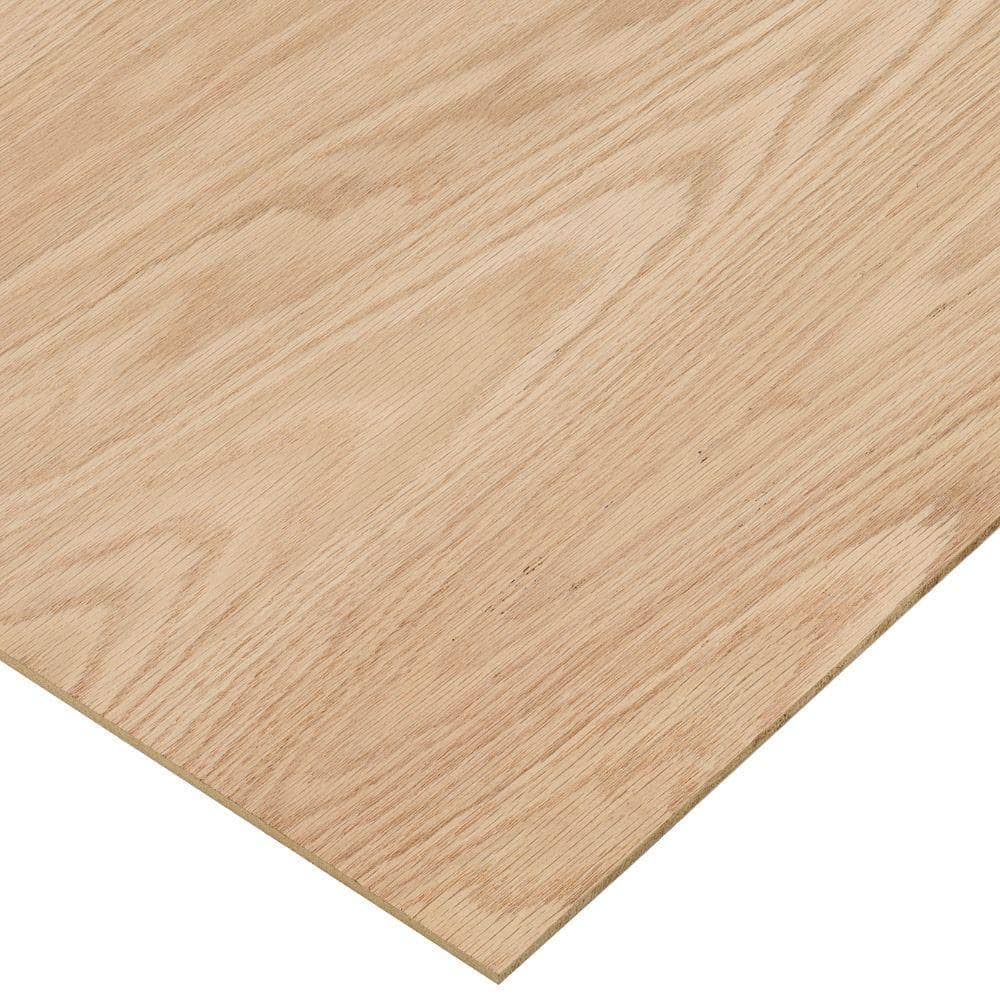 Columbia Forest Products 1/4 in. x 2 ft. x 4 ft. PureBond Red Oak Plywood Project Panel (Free Custom Cut Available) 1994