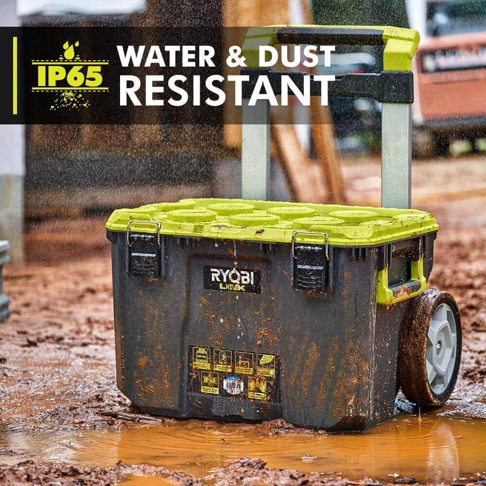 Ryobi Link Rolling Tool Box with Link Standard Tool Box and Link Tool Crate