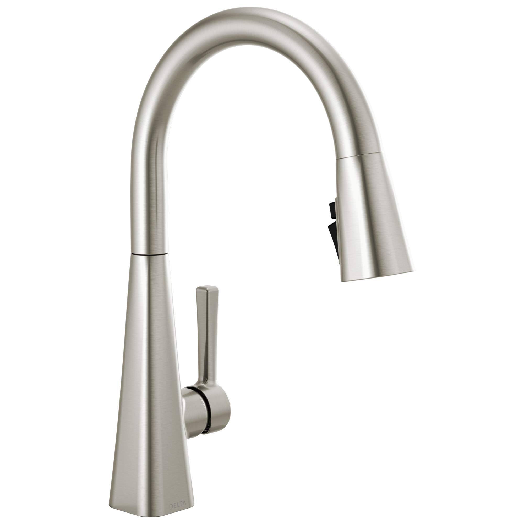 Delta 19802Z-DST Lenta Single-Handle Pull-Down Kitchen Faucet- SpotShield Stainless