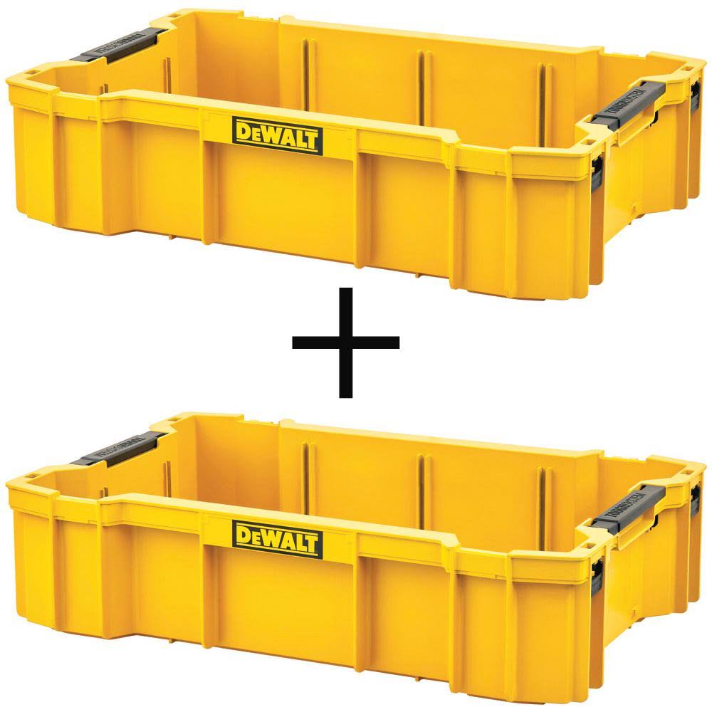 DeWalt ToughSystem 2.0 Deep Tool Tray with (1) ToughSystem 2.0 Deep Tool Tray
