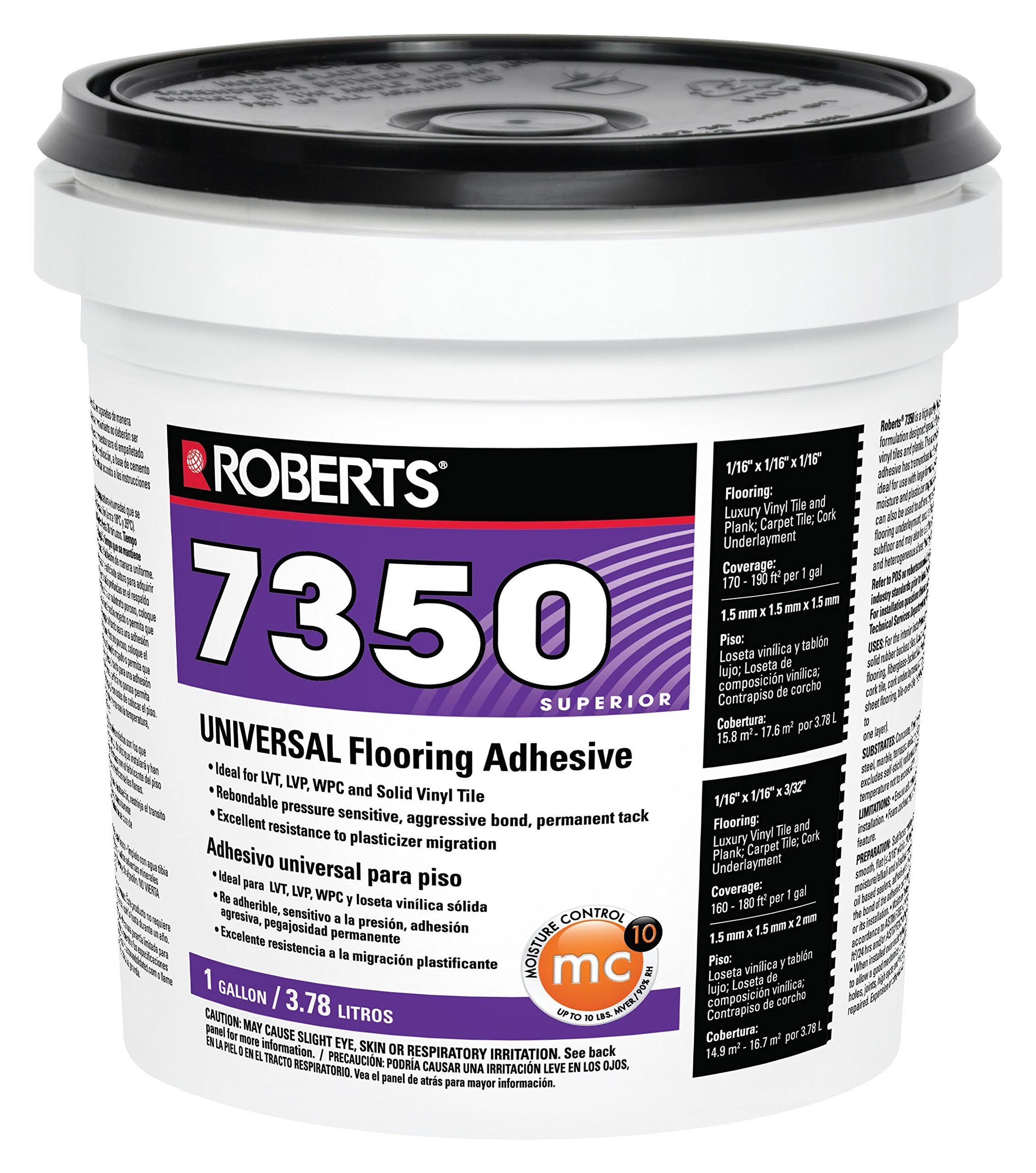 Roberts 7350-1 Flooring Adhesive 1 Gallon Off White
