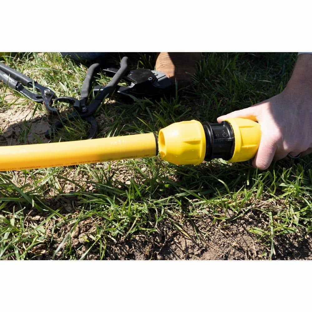 Home-Flex Underground IPS Yellow Poly GAS Pipe (1-1/4, 100)