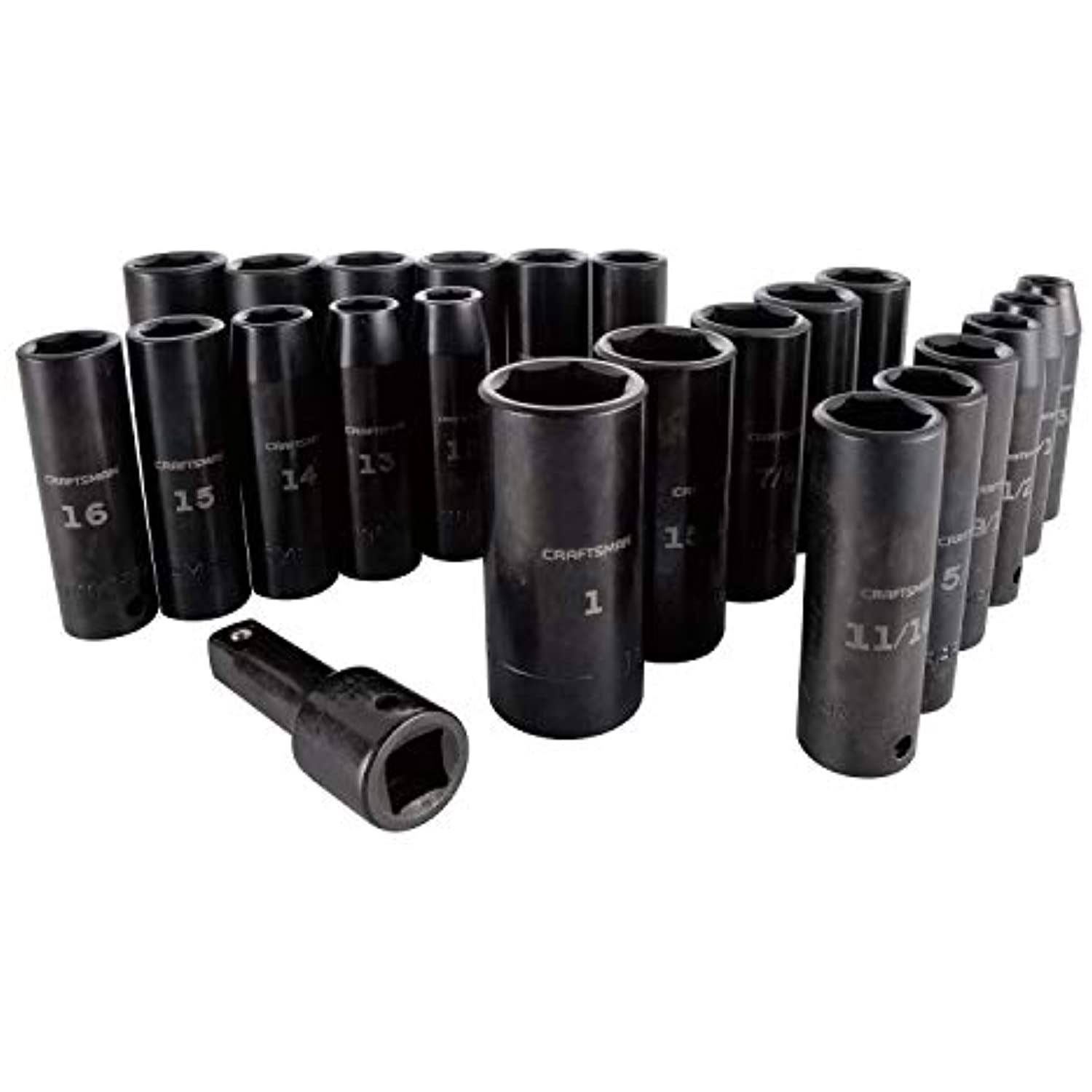 Craftsman Deep Impact Socket Set, 23 Piece