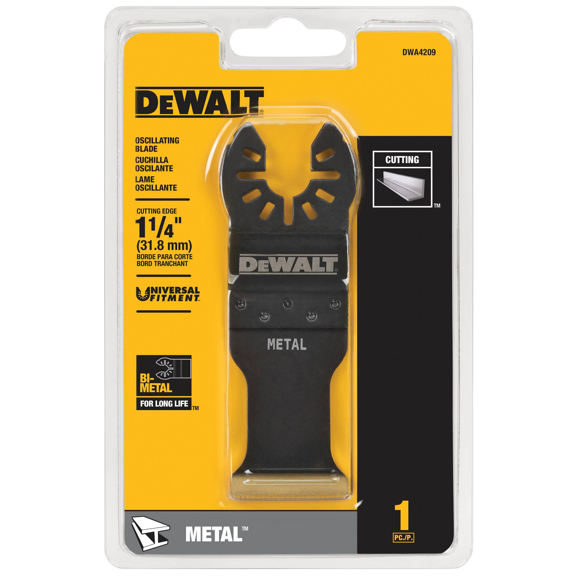 DeWalt DWA4209 Oscillating Titanium Metal Blade