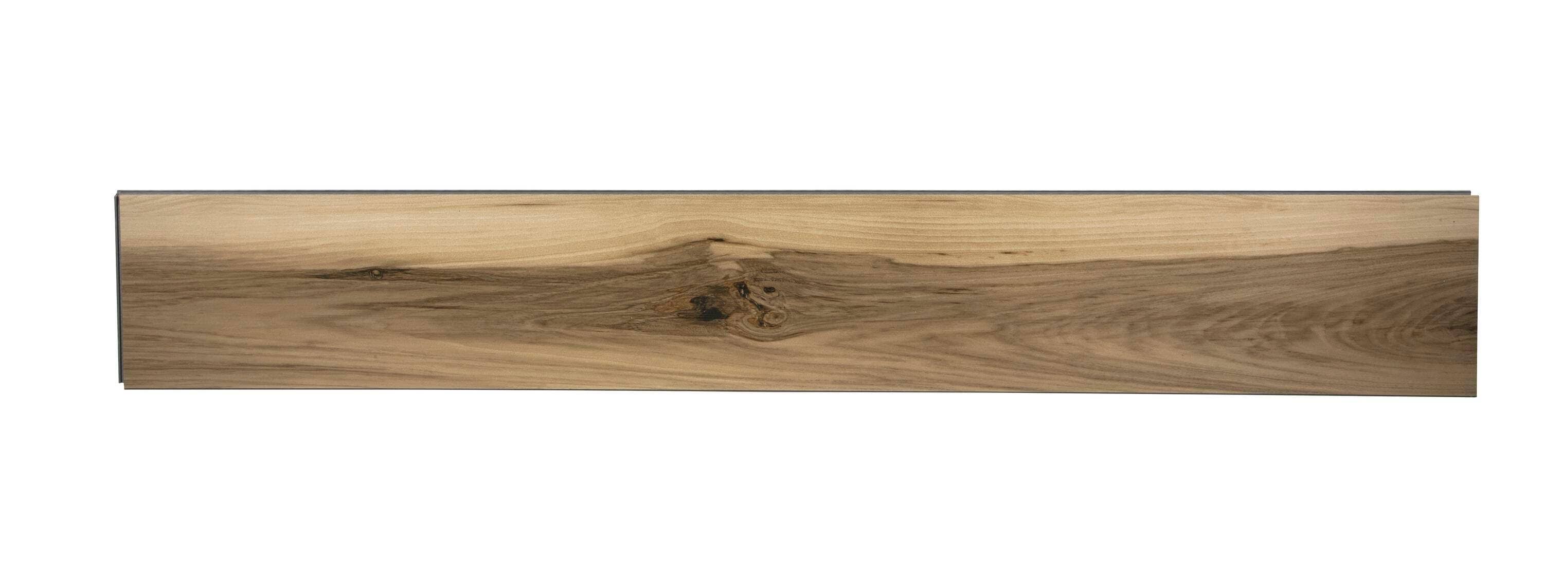 Style Selections Jamestown Hickory 12-mil x 7-in W x 48-in L Waterproof Interlocking Luxury Vinyl Plank Flooring in Brown | LWD8053RCB