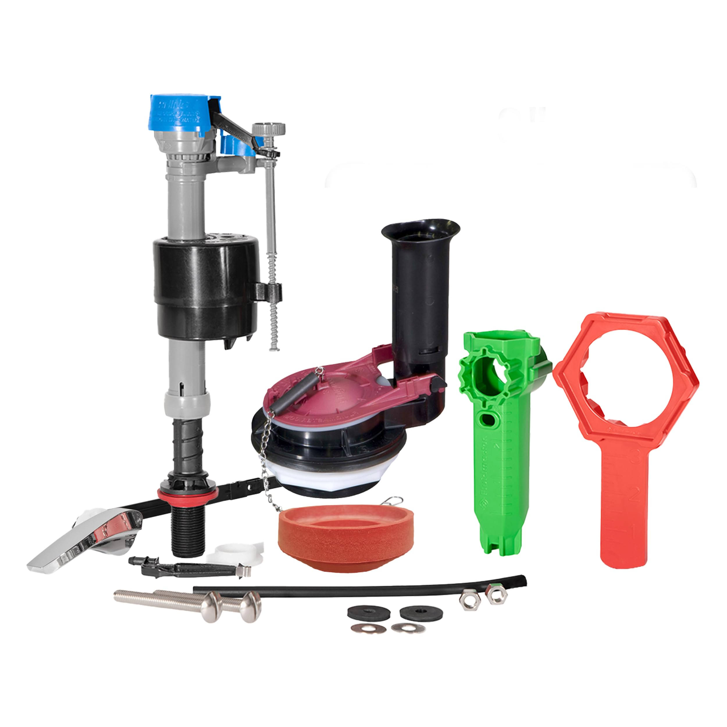Fluidmaster Everything Toilet Repair Kit Multicolored Metal/Plastic for Universal