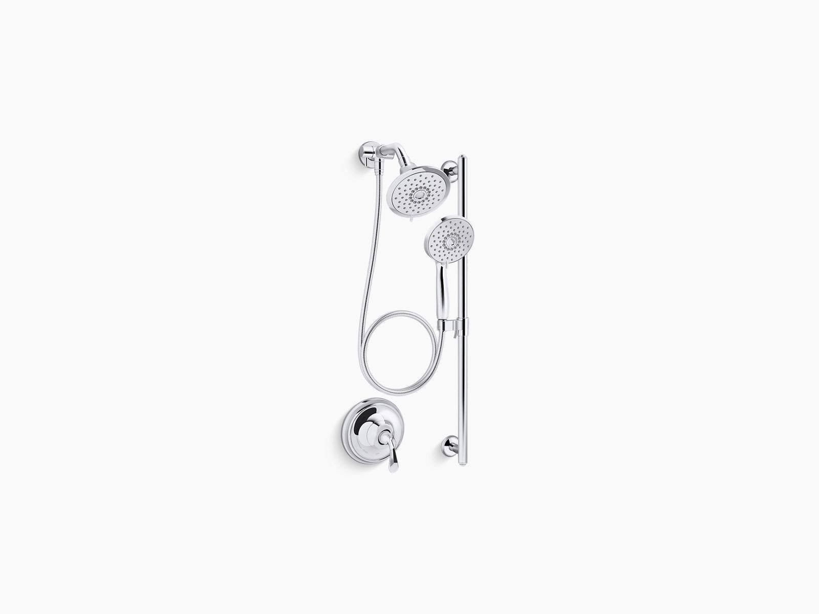 Kohler K-22180-CP 2.5 GPM Forte Essentials Showering Polished Chrome