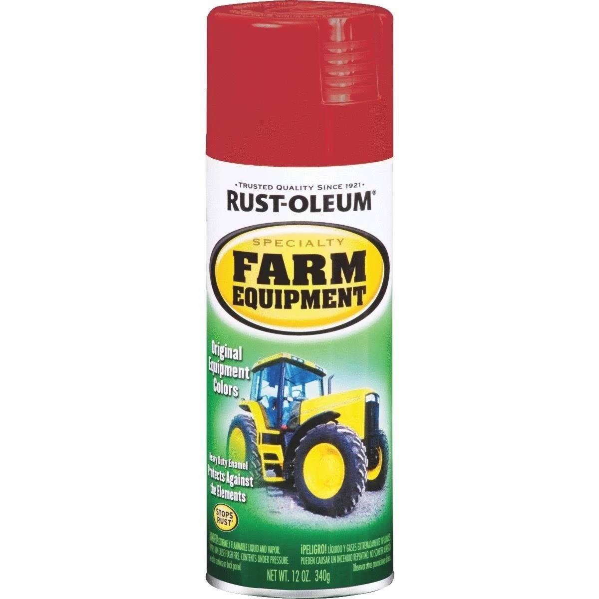 Rust-Oleum Farm and Equipment Spray Paint 12 oz International Red