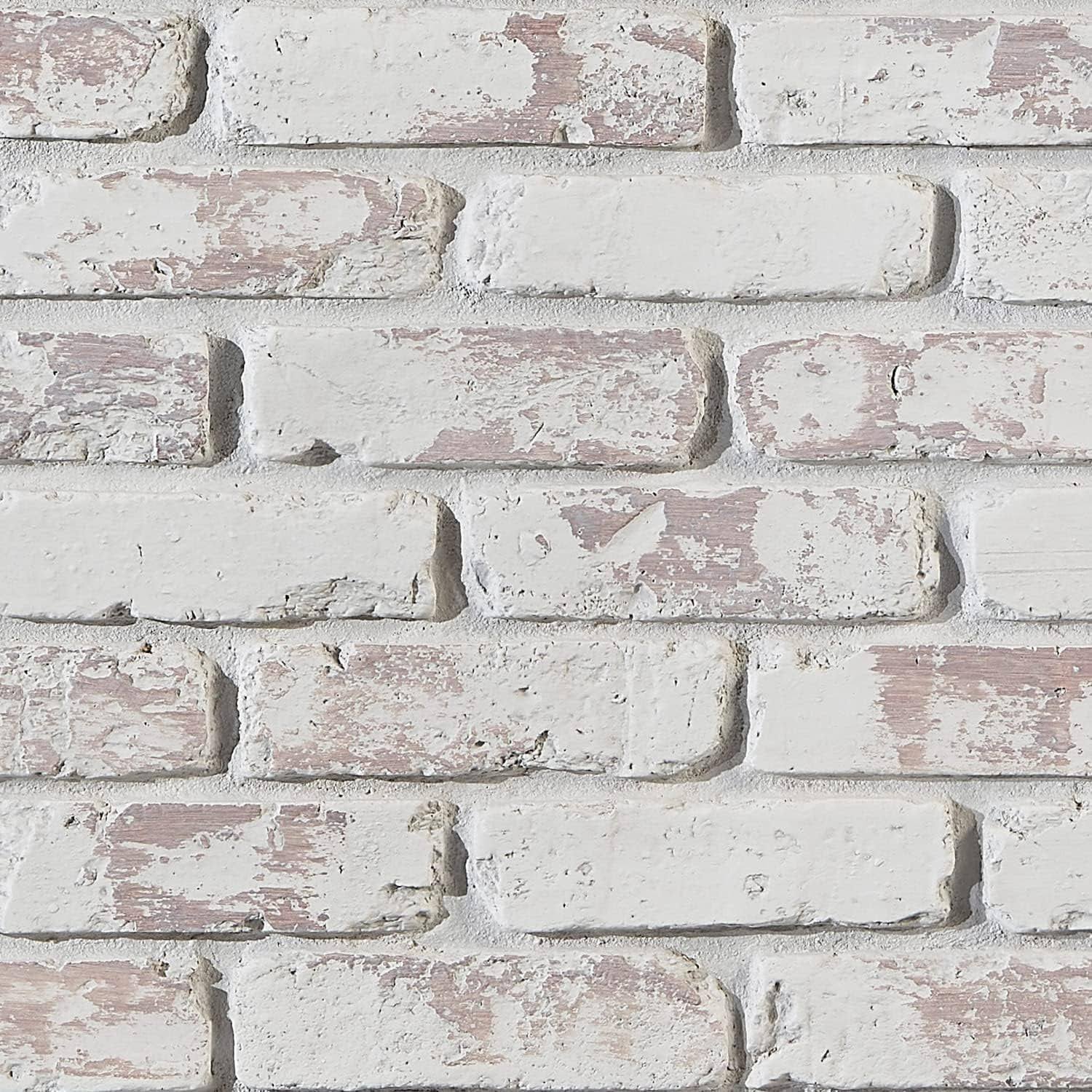AZ Faux High-Density Polyurethane Faux Brick Wall Textured Panels for Interior and Exterior Decor | Faux Brick Paneling | Old Medford Brick | 8