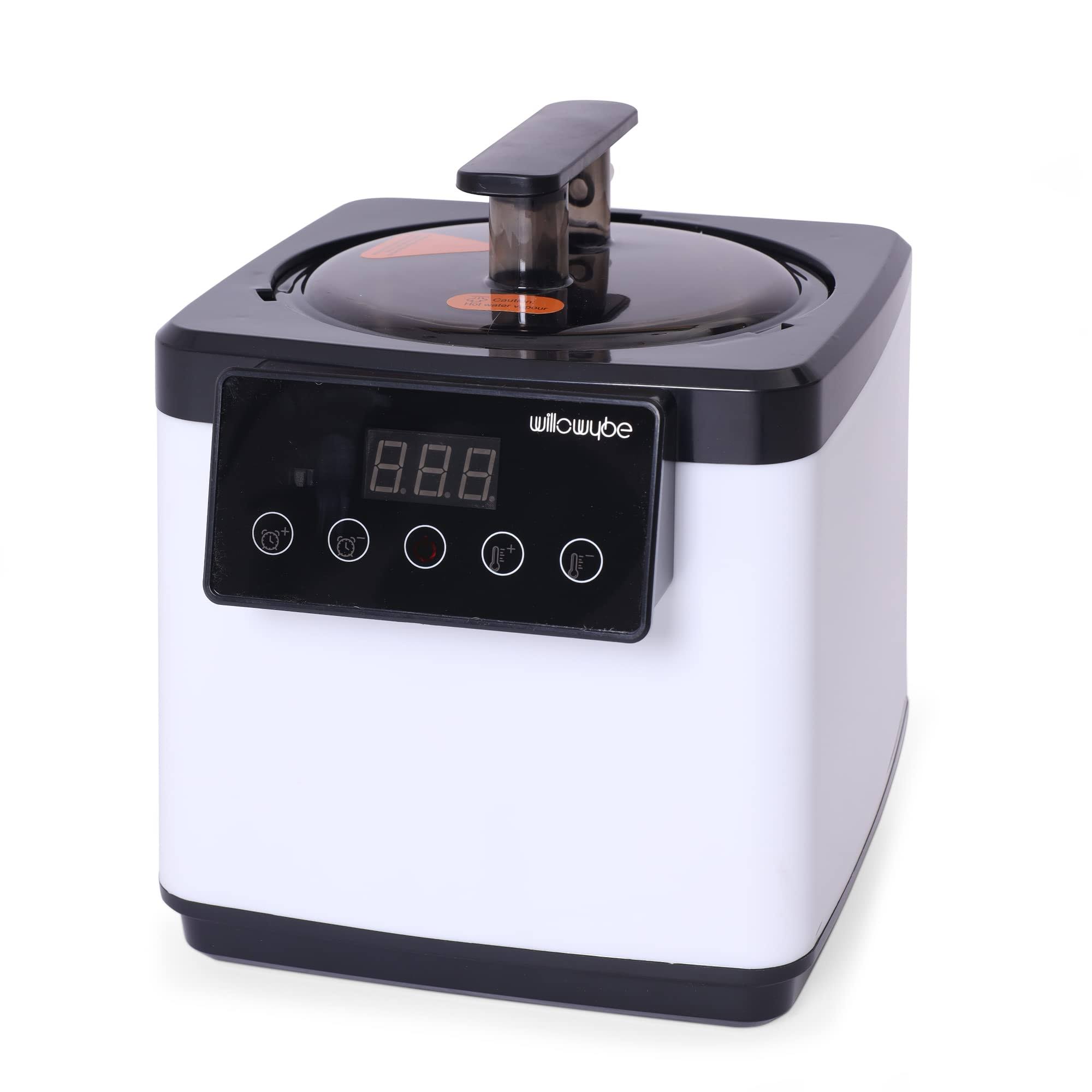 Willowybe Portable Personal Steam Sauna for Home Spa Steamer Pot with Bluetooth Control