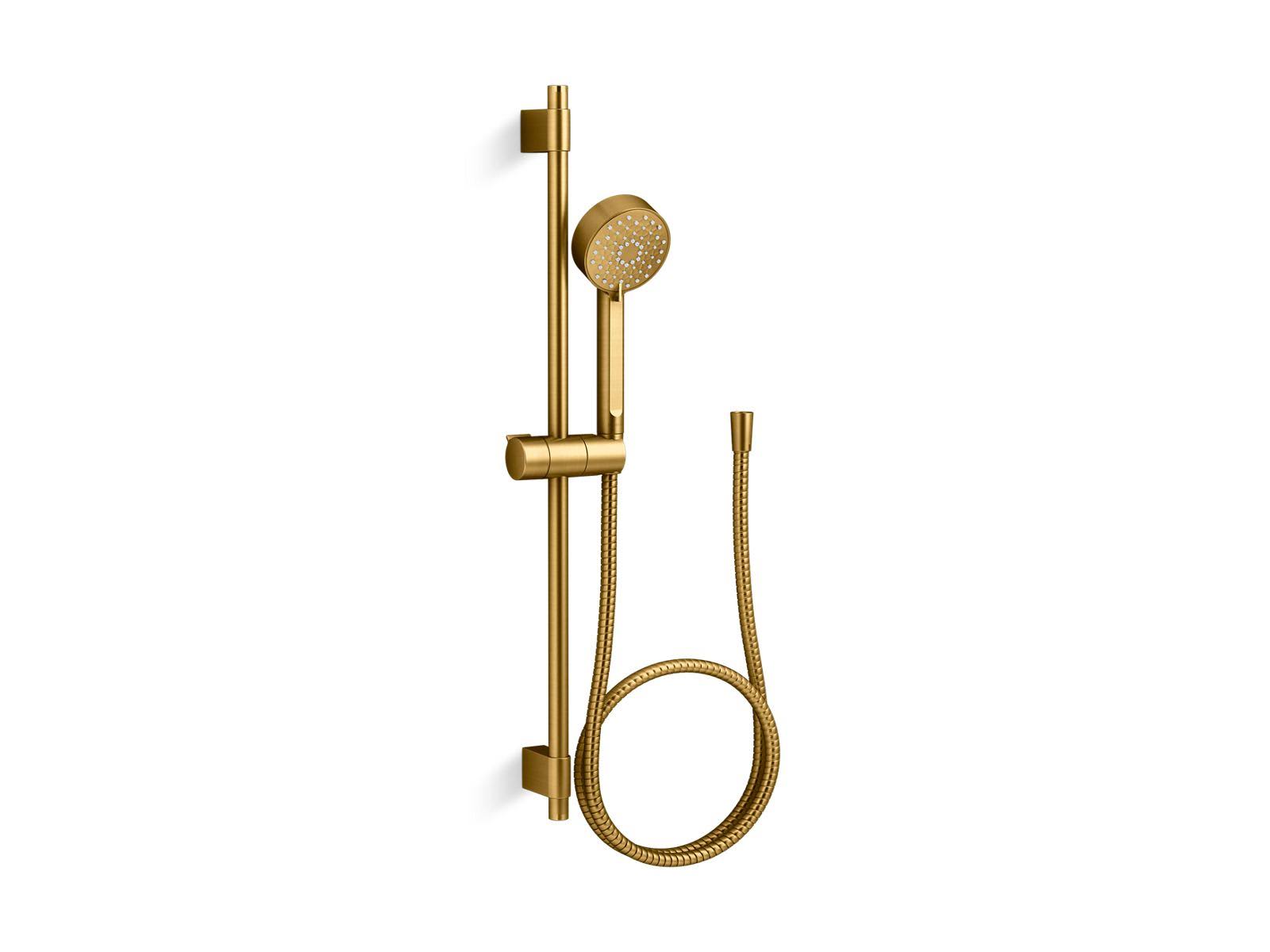 Kohler K-98361-G Awaken G90 1.75 GPM Handshower Kit- Vibrant Brushed Moderne Brass