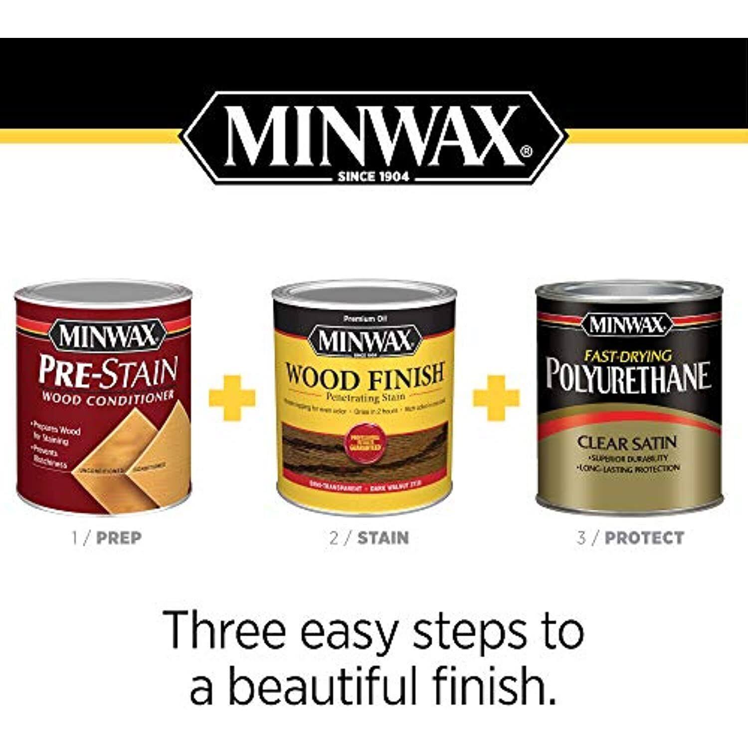 Minwax True Black Wood Finish- 1 qt