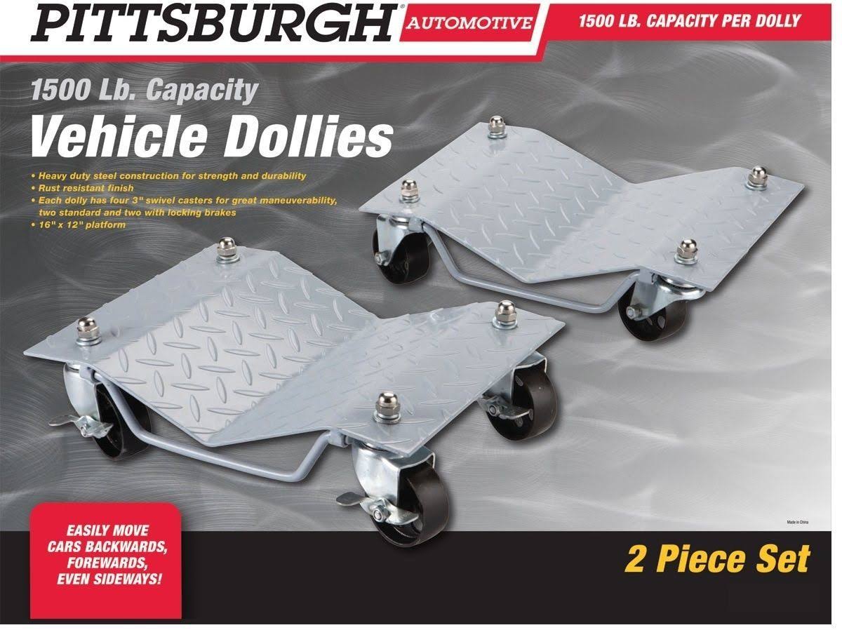 Set of 2 Tire Wheel Dollies Dolly Heavy Duty Vehicle Car Auto Repair